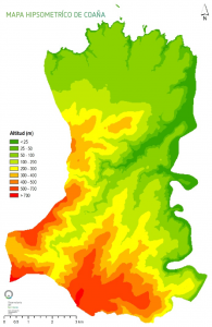 Hipsometría - Coaña